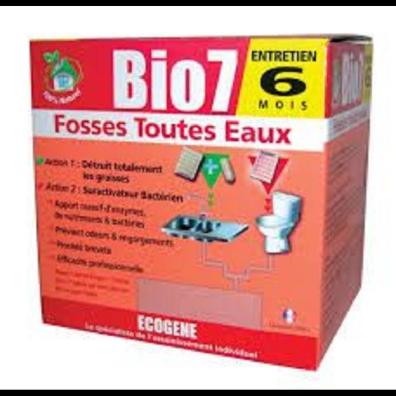 Bio7 Spécial Fosses Toutes Eaux 6 Mois 1 kg