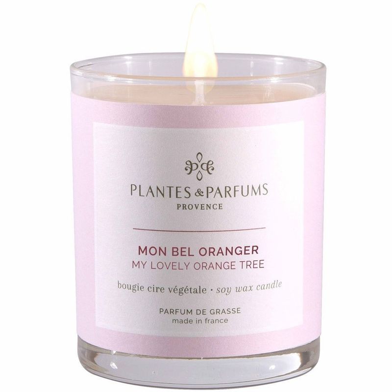 BOUGIE VEGETALE PARFUMEE 180G MON BEL ORANGER