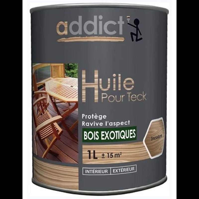ADDICT HUILE TECK 1L INCOLORE