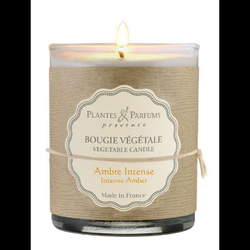 Bougie Végétale Parfumée 180g Ambre Intense