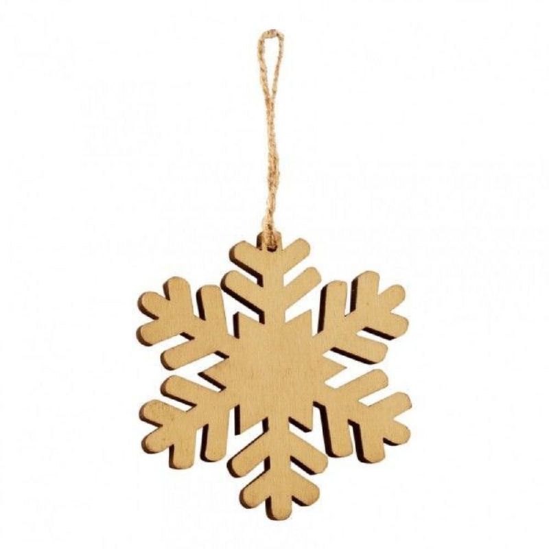 FLOCON DECORATIF A SUSPENDRE 12CM
