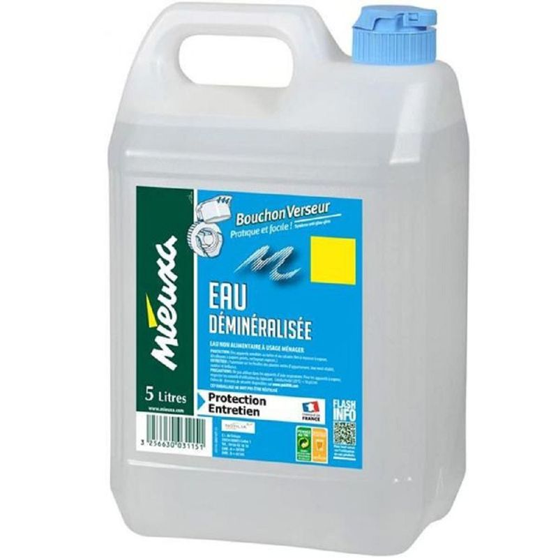 EAU DEMINERALISEE 5 LITRES