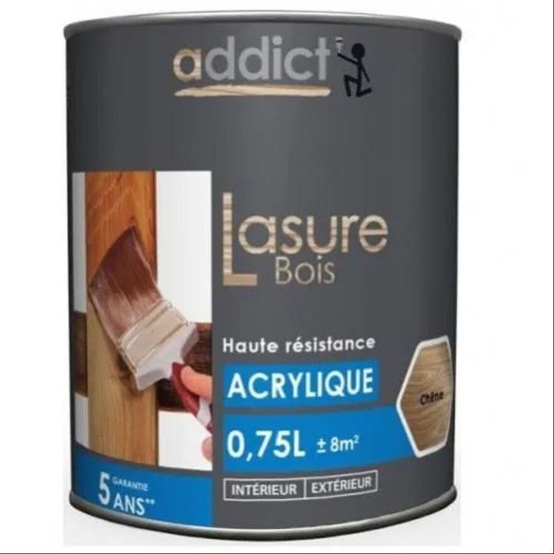 ADDICT LASURE BOIS ACRYL. 0L75-CHENE