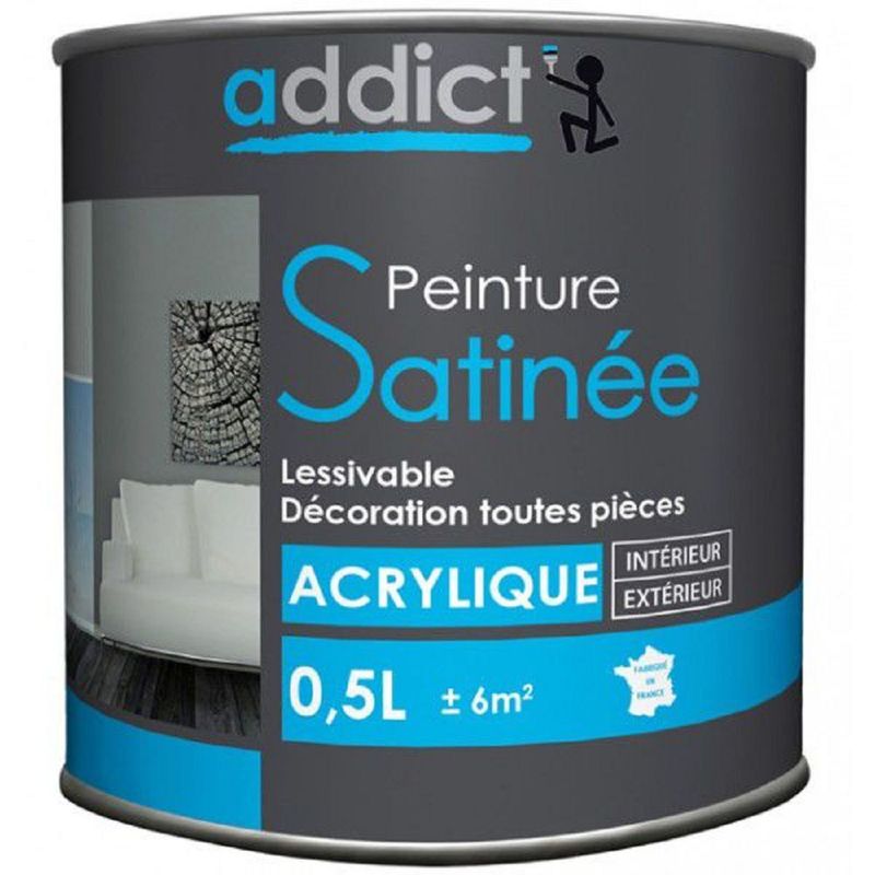 ADDICT M&BOIS SATIN 0L5 GALET