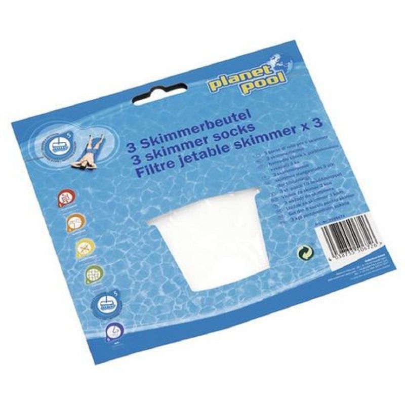 3 PRÉFILTRES JETABLES POUR PANIER DE SKIMMER PLANET POOL