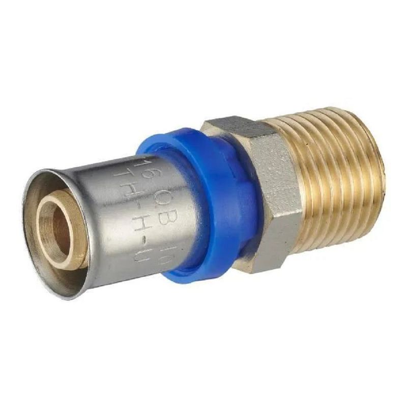 MULTICOUCHE A SERTIR MULTIPROFIL RACCORD DROIT M 1/2 - Ø20