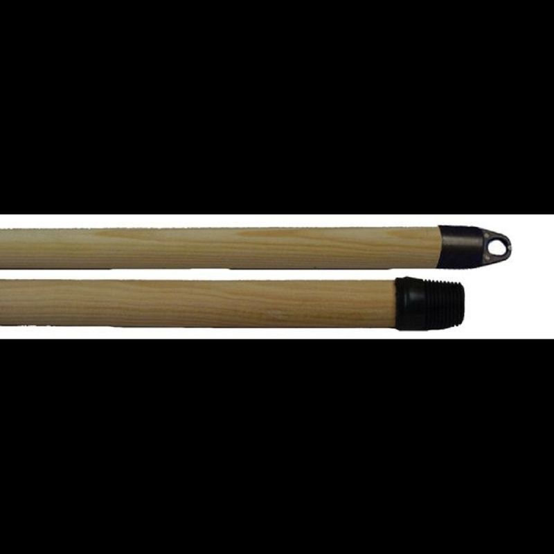 MANCHE BOIS125CM EMBOUT VIS PLAST