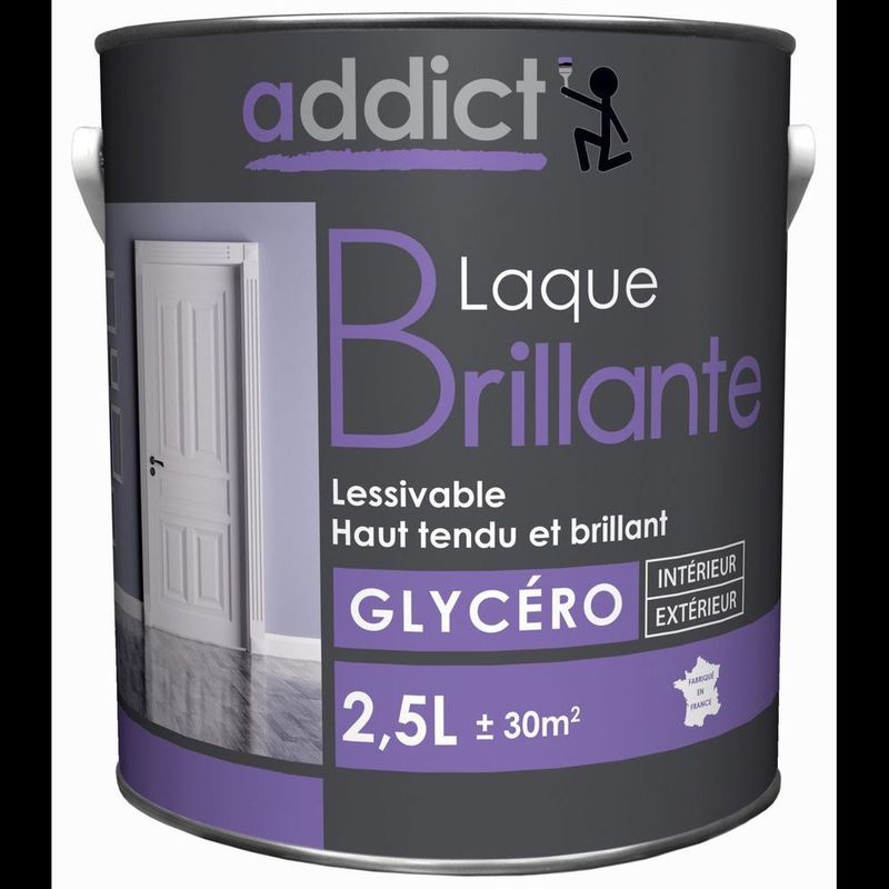 Laque Multisupports Glycéro Brillante 2.5L