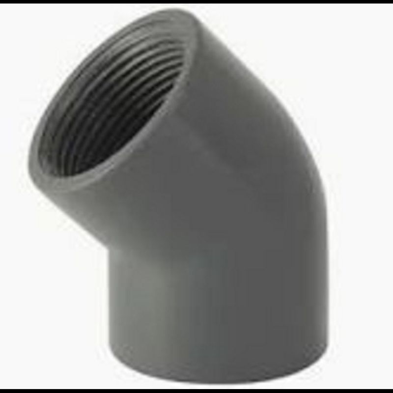 PVC PRESSION K62 COUDE SIMPLE 45° D63 FF