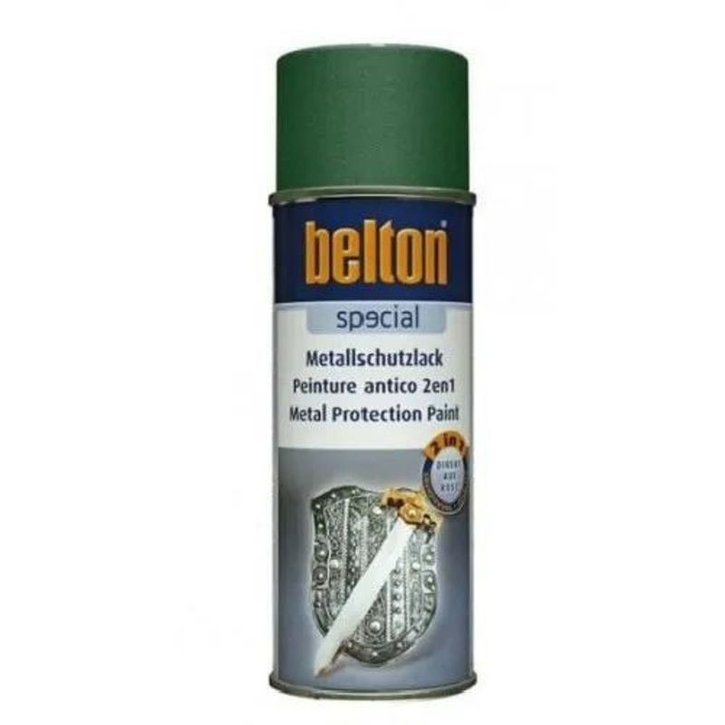 Aérosol peinture finition protection anticorrosion vert mousse 400ml BELTON