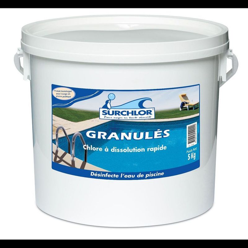 Chlore Rapide Granulés 5kg