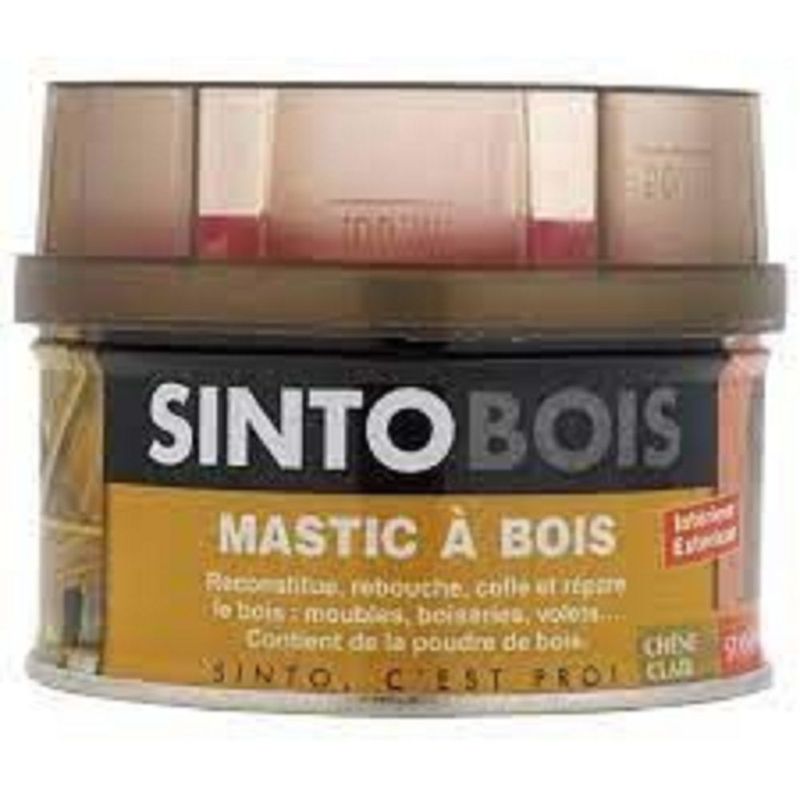 Pâte à bois Sintobois boîte 170ml chêne clair