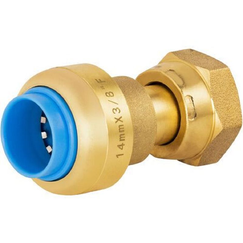 TOUTPUSH RACCORD DROIT F ÉCROU LIBRE 3/8 - Ø12