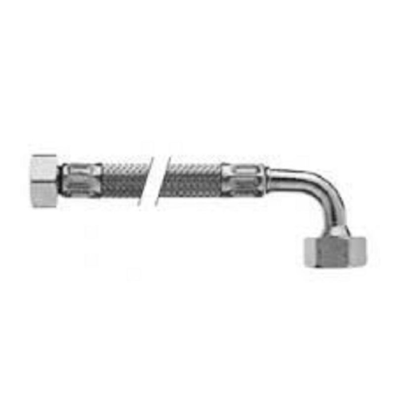 FLEXIBLE ALIM. INOX DF 3/4 - 3/4 L:500 DN13 PLAQUETTE 1 PIÈCE