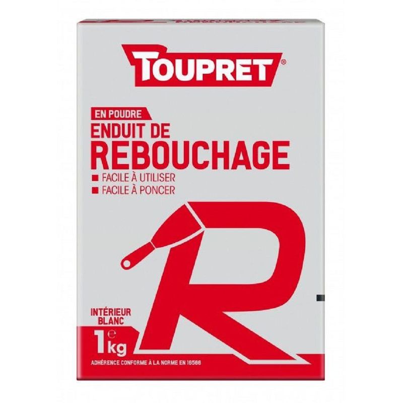 ENDUIT DE REBOUCHAGE R POUDRE 1KG