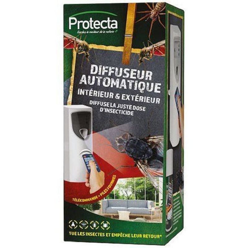 DIFFUSEUR AUTOMATIQUE D'AÉROSOL - Programmable avec télécommande (Protecta)