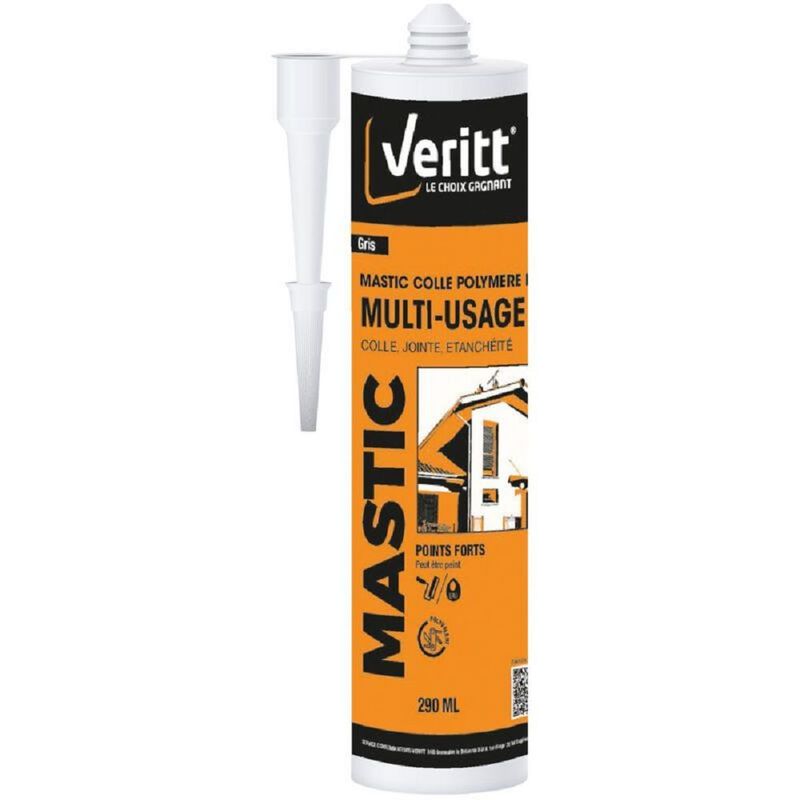 MASTIC COLLE POLY MULT USG GRIS 290