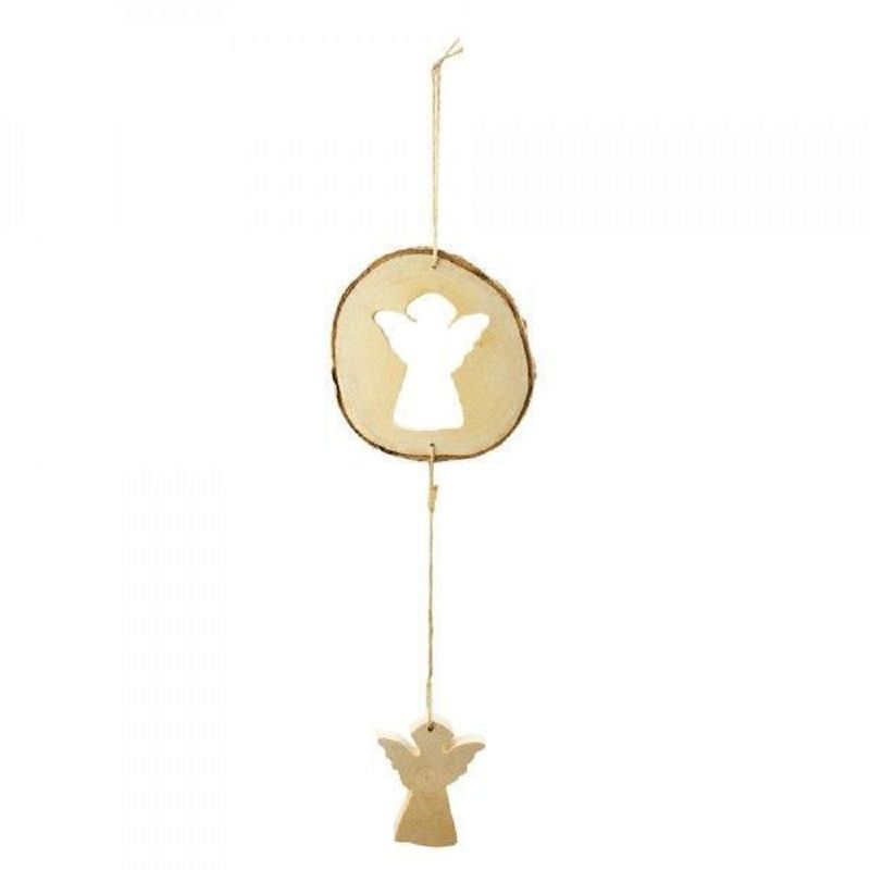 DECO A SUSPENDRE + ANGE L: 25CM