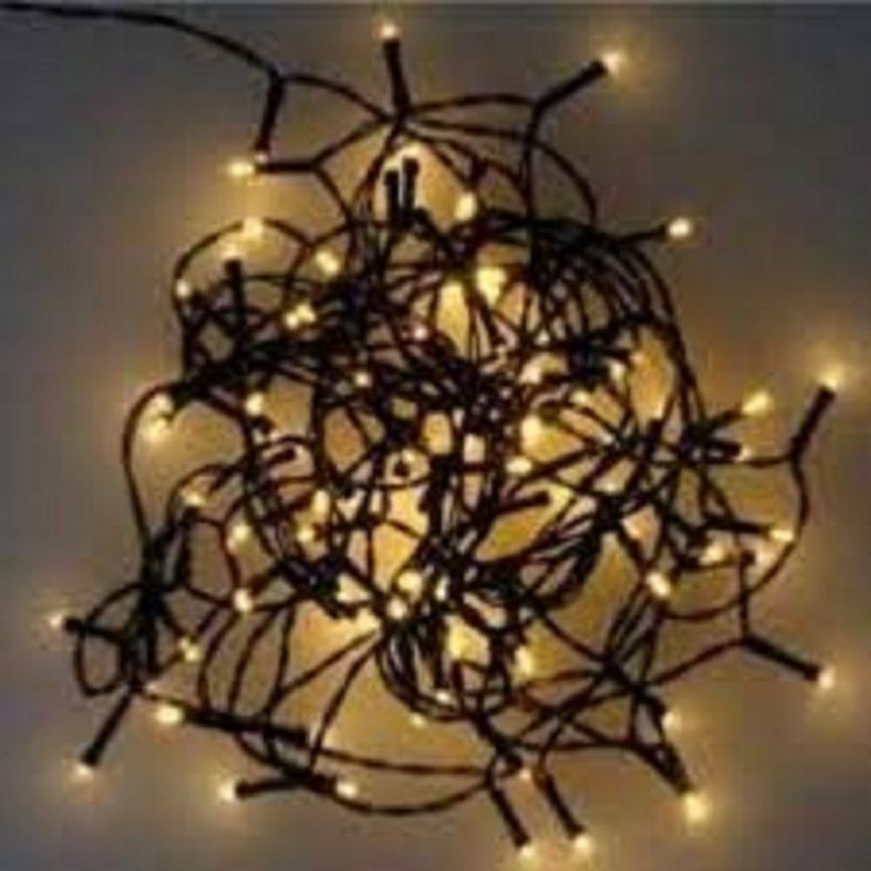 GUIRLANDE SOLAIRE LED 10M BLC CHAUD