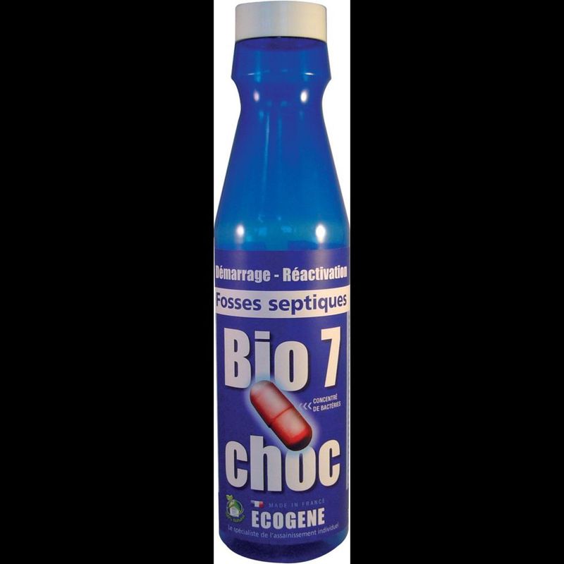 Suractivateur bactérien Bio7 choc fosse septiques 375 g - ECOGENE