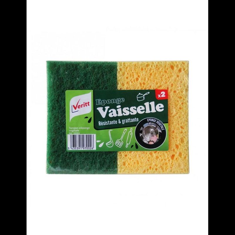 2 TAMPONS S/EPONGE VEGE VERITT
