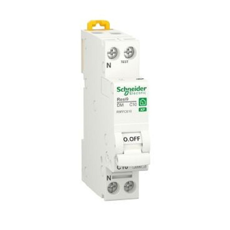 Resi9 - disjoncteur modulaire - 1P+N - 10A - courbe C - peignable