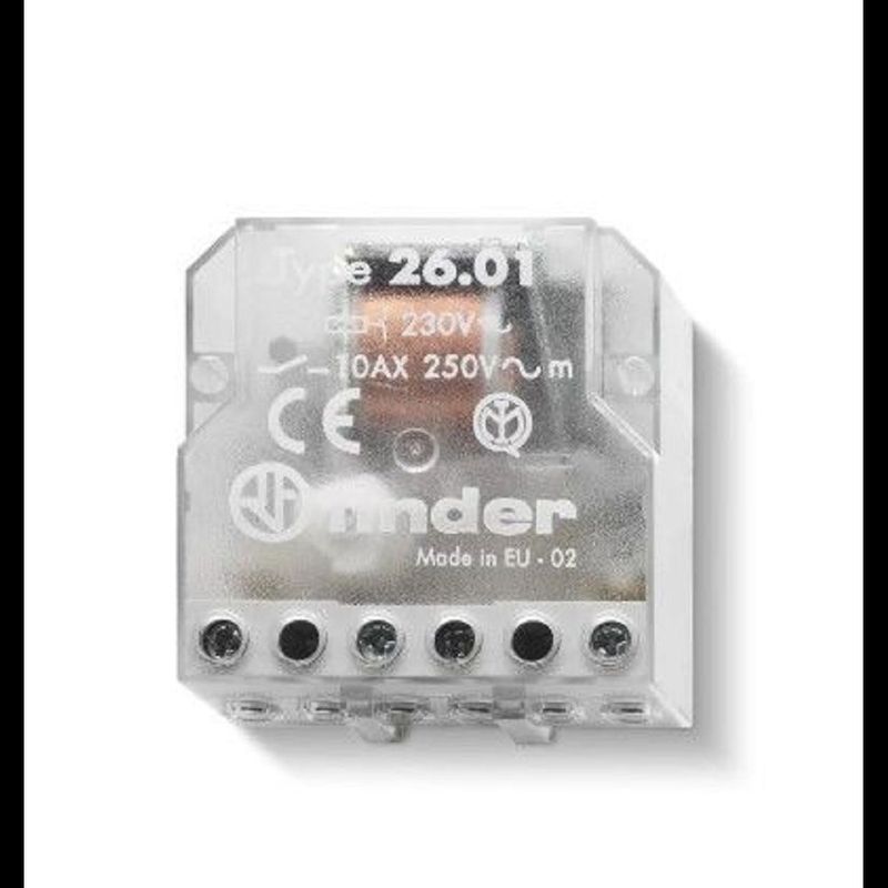 Télérupteur de boîte 1NO 10A 230V AC