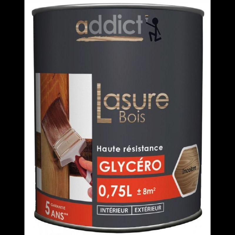 ADDICT LASURE GLYCERO 0L75 CH CLAIR